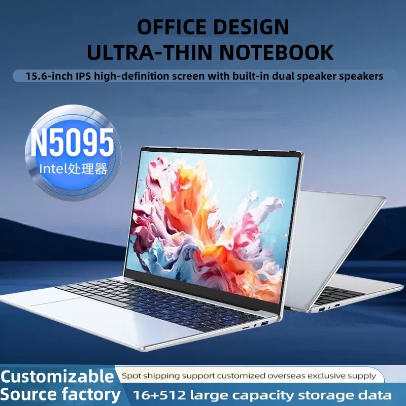 Cross-Border Hot Model 15.6inch N5095 Laptop Foreign Trade Export Satchel Satchel New Laptop