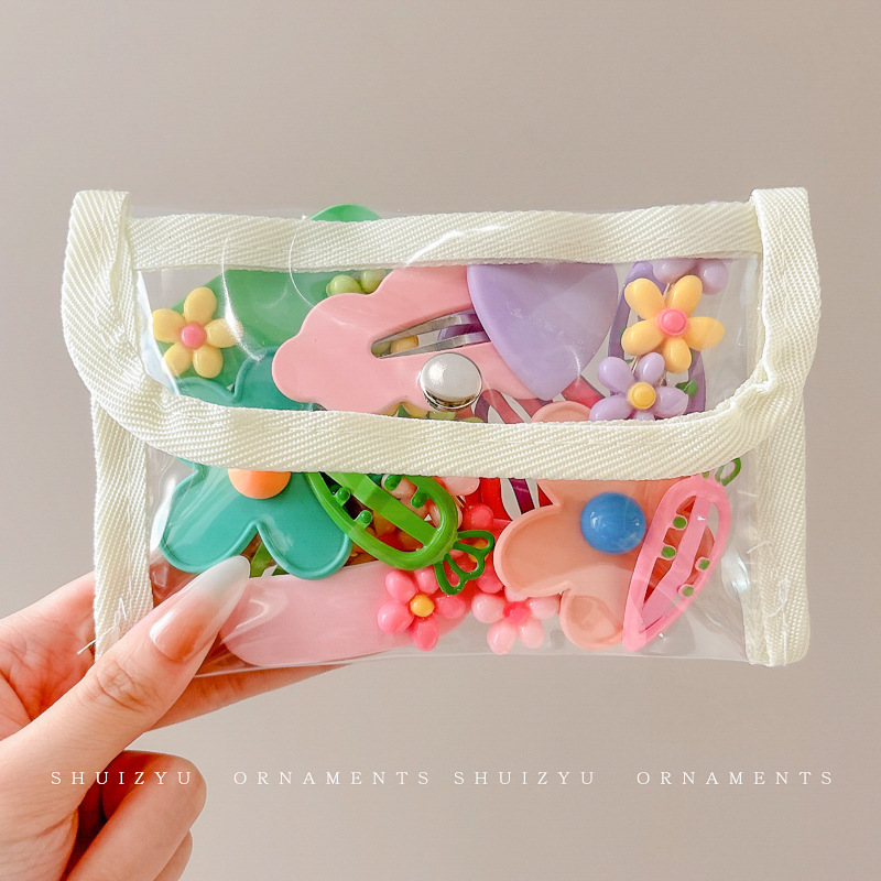 Clip de cabello de dopamina para niñas broche de cabello de la frente broche de cabello rotura BB clips lateral clips de cabello de bebé clips de frangeo toque