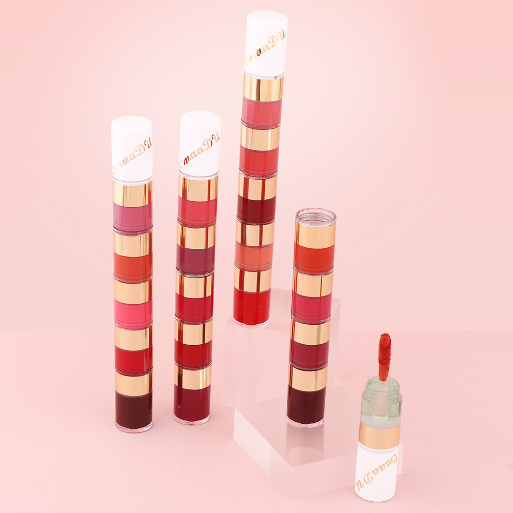 Check it out! Link Disclaimer - Exclusive for foreign trade :CmaaDu 20-color waterproof and long-lasting Lip gloss box set undefined