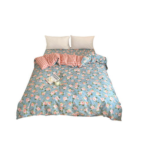 Quilt cover pure cotton single piece cartoon student dormitory single quilt cover 1.5m 1.8m bed quilt core cover double