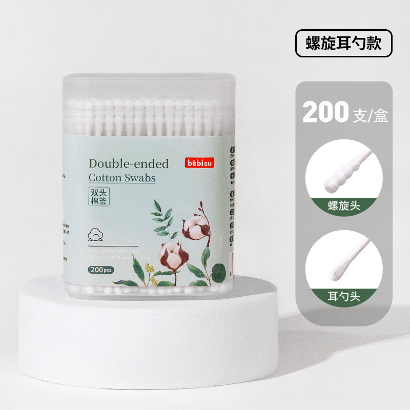 El eje de papel 200 enlatado (espiral + cuchara de orejas)