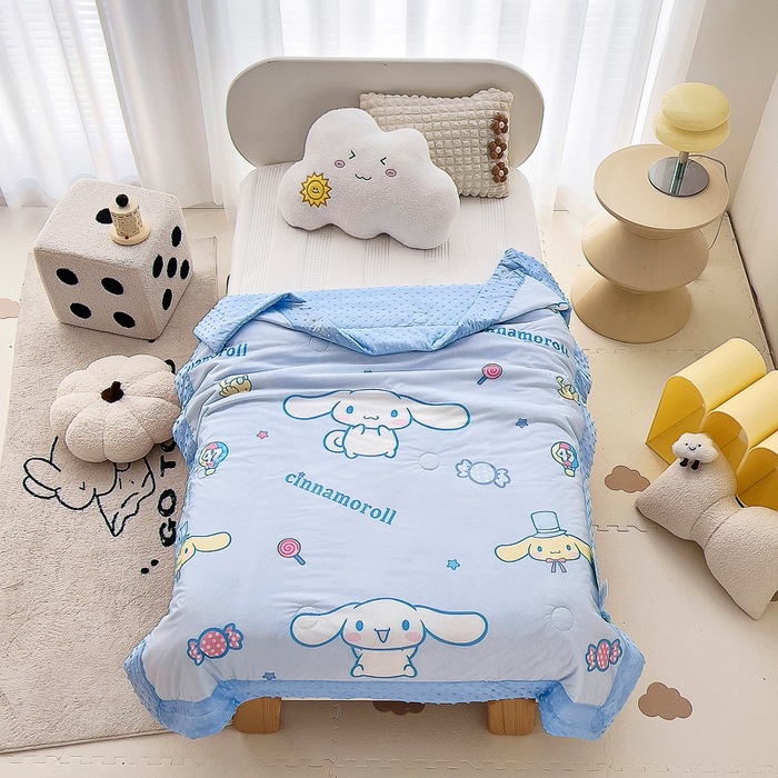 Cross-Border Selection of Sanrio Cartoon Summer Quilts, Children's Cartoon Cooling Bean Quilts, Air-Conditioning Quilts, Nap Summer Quilts, Dropshipping