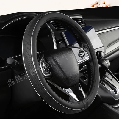New bright steering wheel cover Steering wheel cover - storm-black-38cm