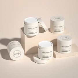 化妆品包装;塑料盖;塑料罐