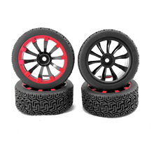 1/10平跑轮胎迷宫胎拉力胎直径68mmHSP94122田宫TT01京商W203轮胎