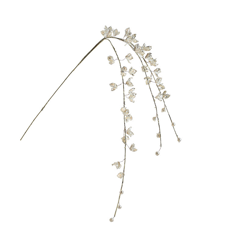 Nuevo acrílico de Navidad blanco de cristal polvo adhesivo árbol de Navidad atmósfera creativa de polvo adhesivo decorativo