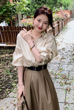 秋装气质女神范套装ol上班通勤女装轻熟半身裙两件套春秋高级长裙