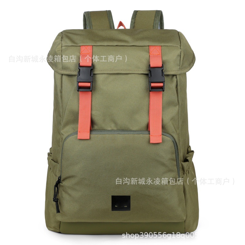 双肩包简约大容量背包男女休闲商务电脑包中学生大学生书包批发