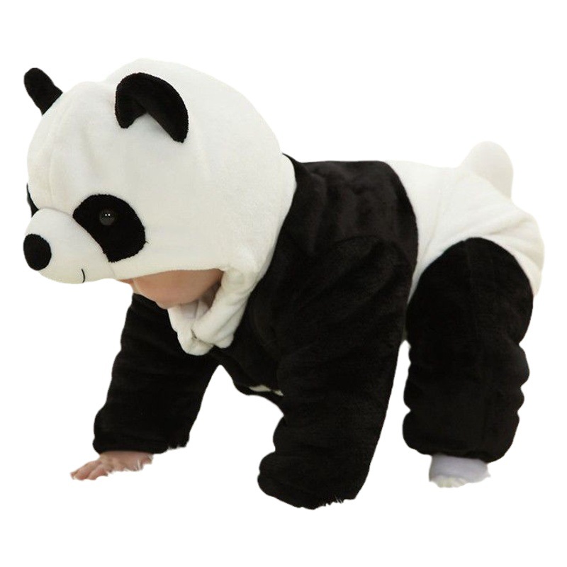 Ropa de bebé de una pieza de primavera y otoño ropa de bebé de una clase de ropa de escalada exterior mameluco recién nacido con forma de mameluco animal pijamas para niños