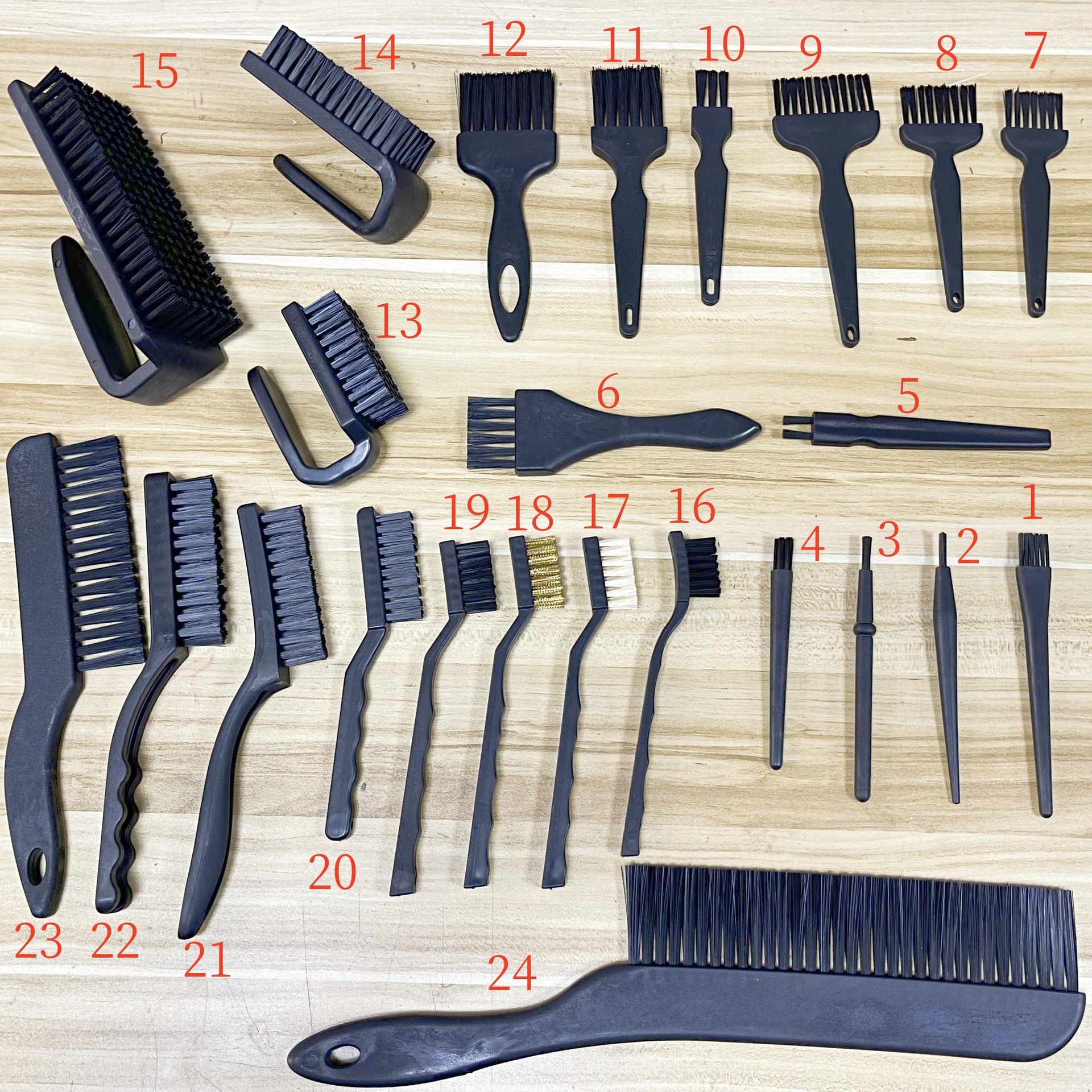 刷子工业毛刷批发防静电刷硬毛键盘清洁工具小尼龙毛除尘 汽车板