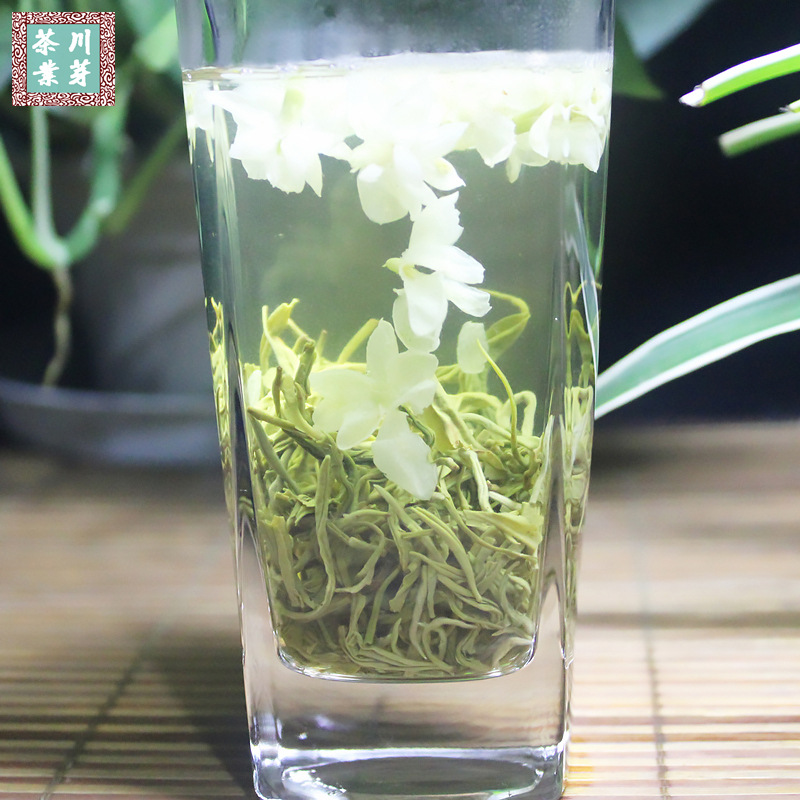 年新茶飘雪茉莉花茶四川雅安蒙顶高山细芽浓香耐泡型散装茶叶包邮