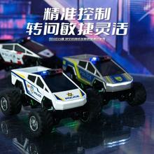 跨境进口儿童迷你遥控车特斯啦警车汽车玩具赛车礼品玩具批发