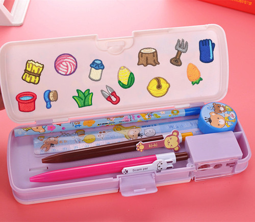 Nalike cute cartoon self-adhesive cloth stickers for mobile phone school bags DIY kindergarten small embroidery stickers clothing accessories patches