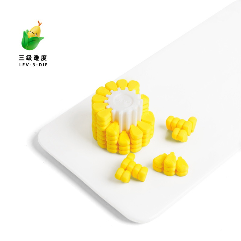 3D プリント国境を越えた新製品 CornJigsaw Puzzle コーン ルービック キューブ パズル減圧パズル解読おもちゃ|undefined