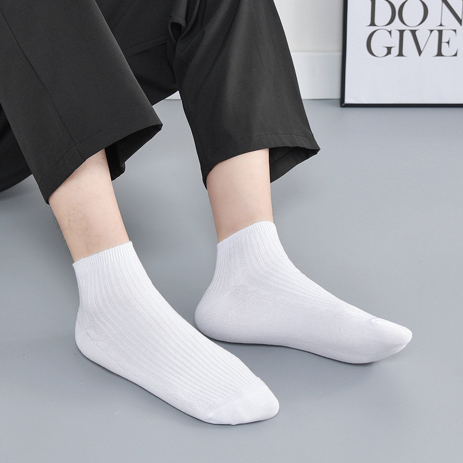 men's summer sports big socks