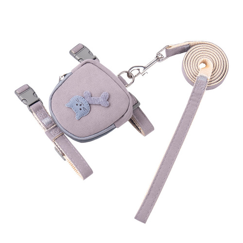 Dog leash vest type cat I-shaped anti-breakaway harness dog walking rope pet harness supplies wholesale