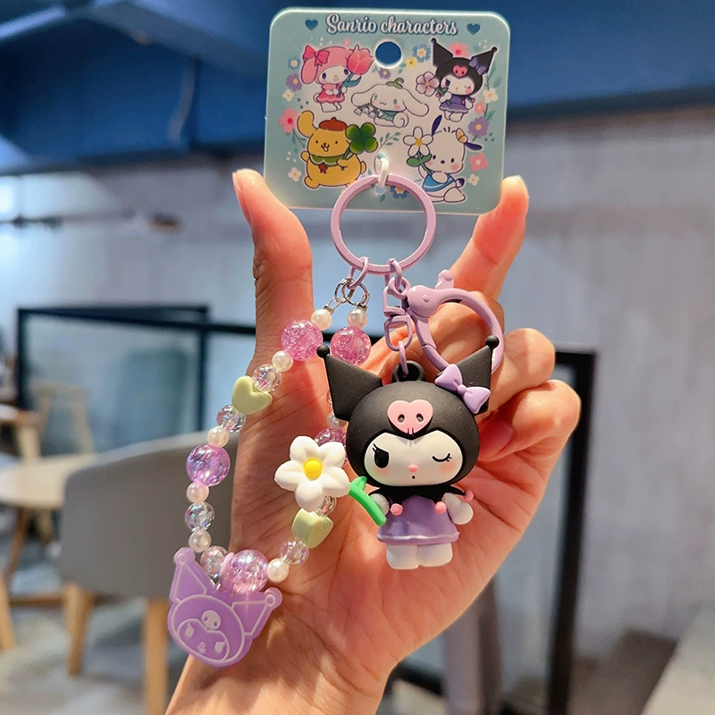Плюшевый брелок Sanrio Hello Kitty, оригинал, мягкая подвеска 11×7.5 см, коллекционный талисман