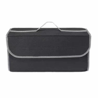 Car trunk felt storage bag car trunk supplies foldable car storage box large capacity finishing box (Car storage bag/box) - black-large-size-extra-thick-three-thickness-options-501724cm-large-size