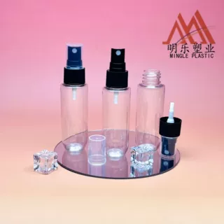 定制30ML斜圆底PET香水瓶透明喷雾瓶便携补水化妆品分装瓶