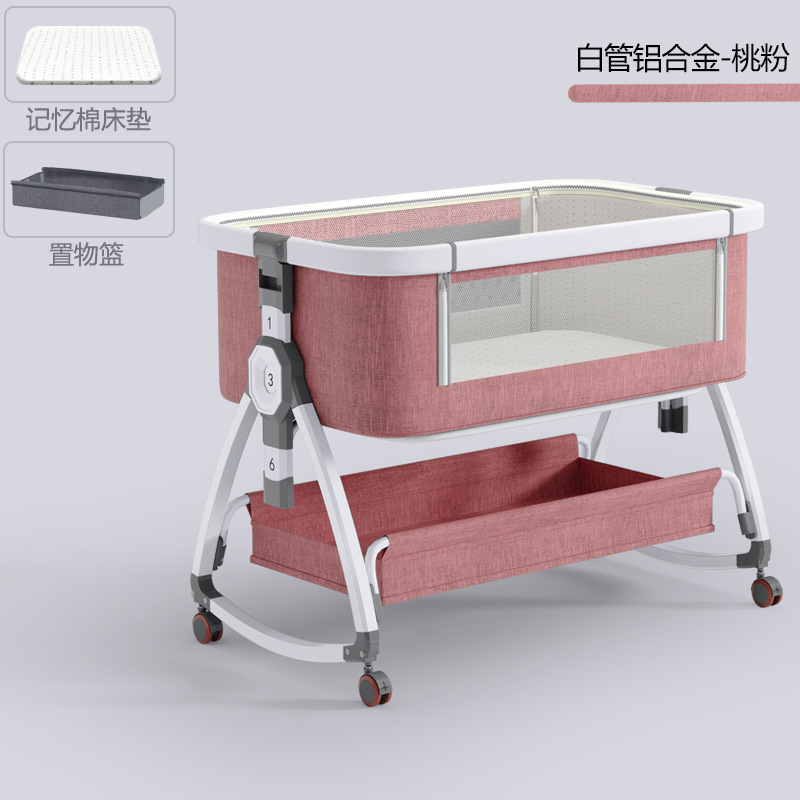 Venta al por mayor cuna recién nacido cama costura cama grande bebé cama para niños cama bb cuna cama multifuncional móvil plegable