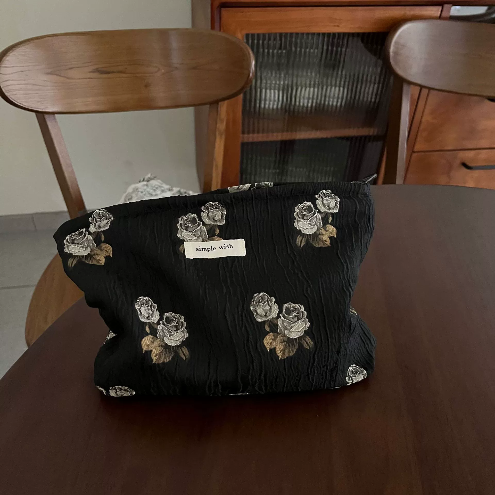 [Su Xibu bag] Черно-белая серая деревенская атмосфера, качественная косметичка, женские сумки, сумка-клатч, литературная ниша модели