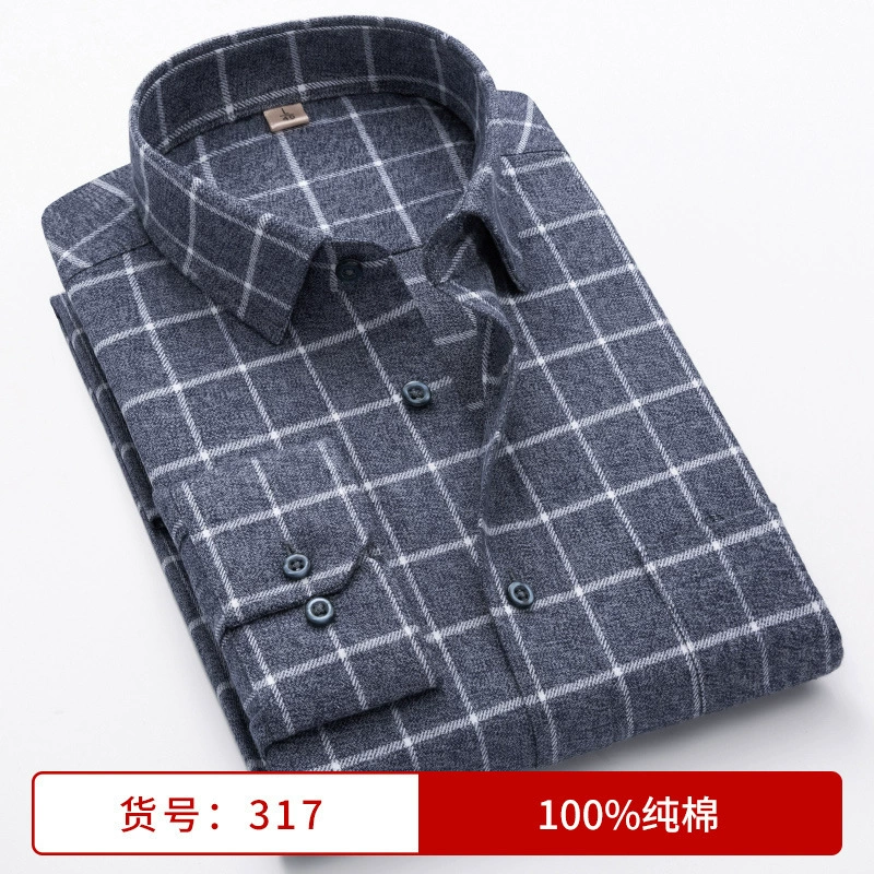 Повседневная хлопковая рубашка, assorted colors и рисунки, разных размеров S–XXXXL, стиль отдыха