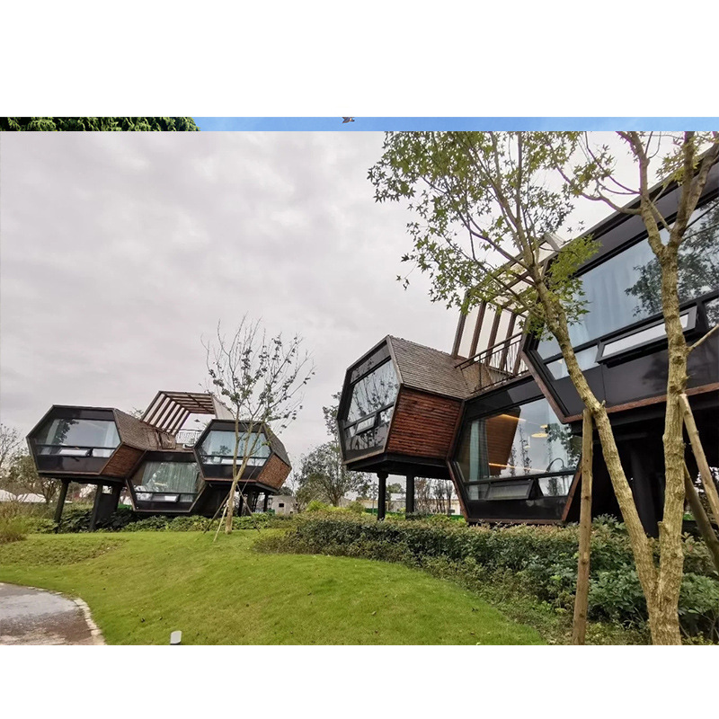 Chalet Homestay Honeycomb Scenic Area Tienda creativa Camping Hotel Mountain Mountain Camping Habitación móvil Wood Camp Resort