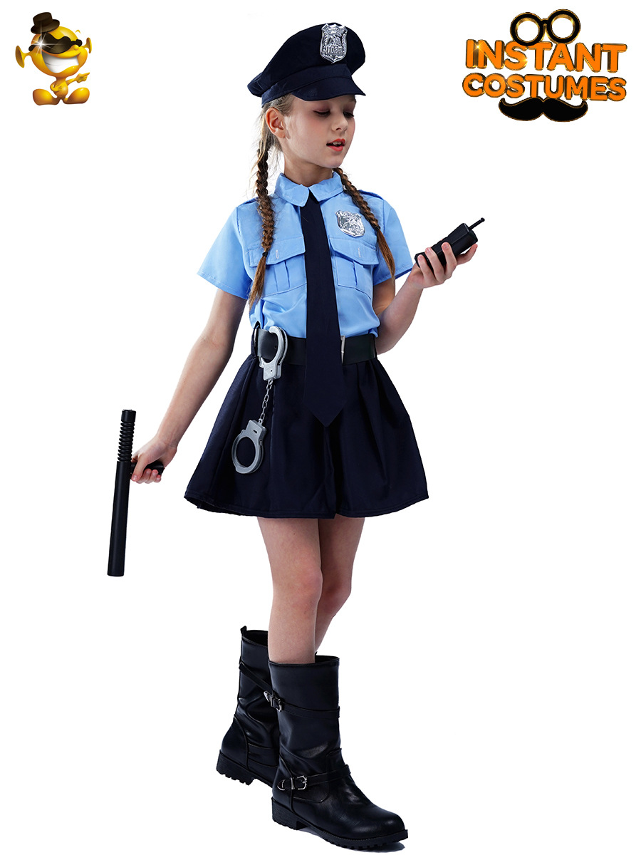 Los niños de Halloween se visten traje Cosplay chica niñas uniforme Delgado distribución al por mayor