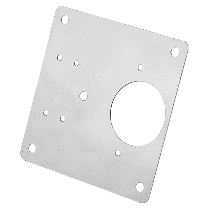 Placa fija de acero inoxidable gruesa placa de reparación de bisagra de muebles puerta de reparación de bisagra de artefactos mágicos placa de reparación