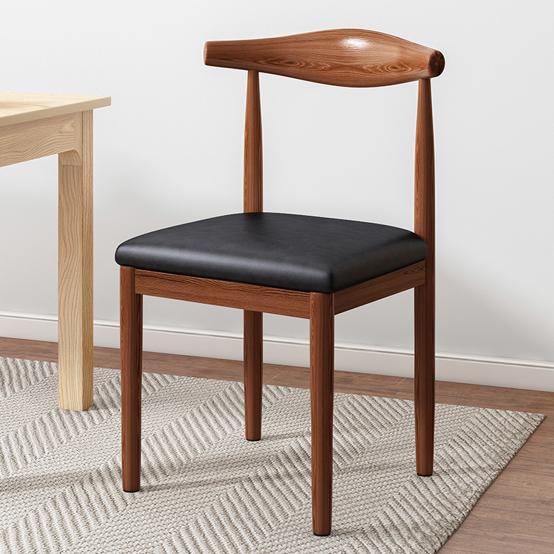 Cuerno silla hogar simple económico mesa de comedor silla comedor asiento mesa de estudio y silla dormitorio respaldo taburete