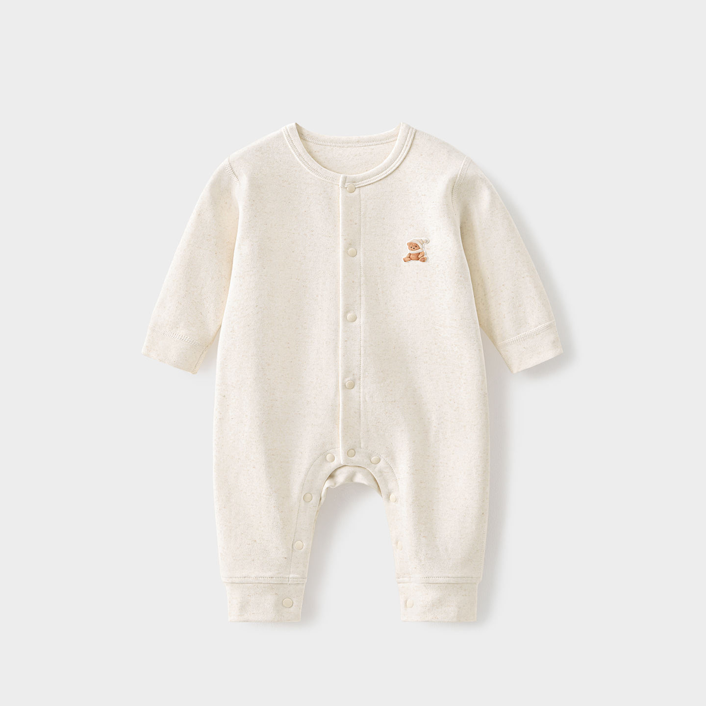 Uniforme infantil primavera y otoño ropa recién nacida para hombres y mujeres pijamas de fondo delgados luna llena ropa de primavera bebé