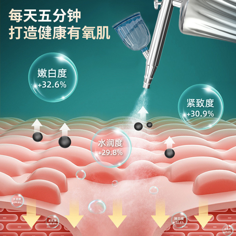 酸素注入器高圧噴霧器美容院顔エッセンス導入酸素補給器家庭用水光酸素注入器|undefined