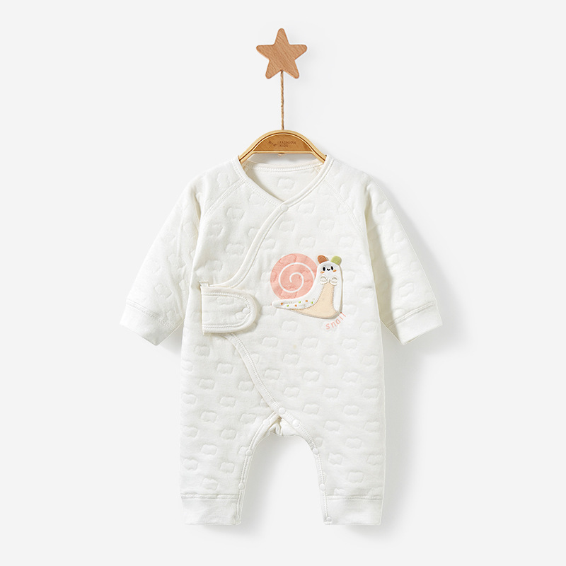 Ropa de recién nacido Primavera, otoño e invierno Bebé acolchado otoño mameluco recién nacido hombres y mujeres traje caliente bebé mono image 10
