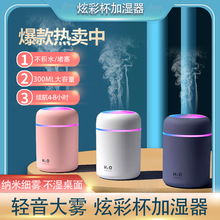 跨境加湿器超大雾量喷雾香薰小型防干烧迷你车载桌面加湿器办公室