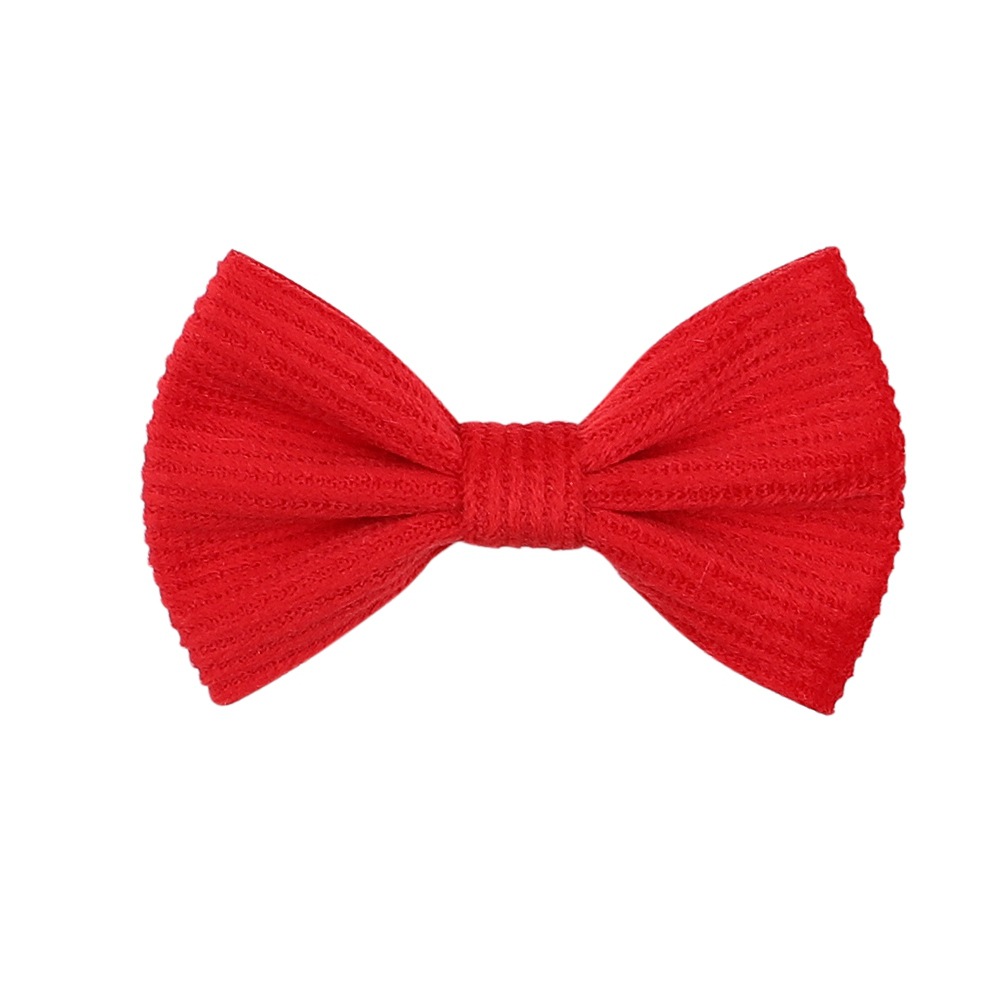 Cross-border New Arrival Autumn And Winter Children's Corduroy Cute Hairpin Bow Floral Side Clip Full Cloth Wrapper Baby Hair Accessories Female display picture 7