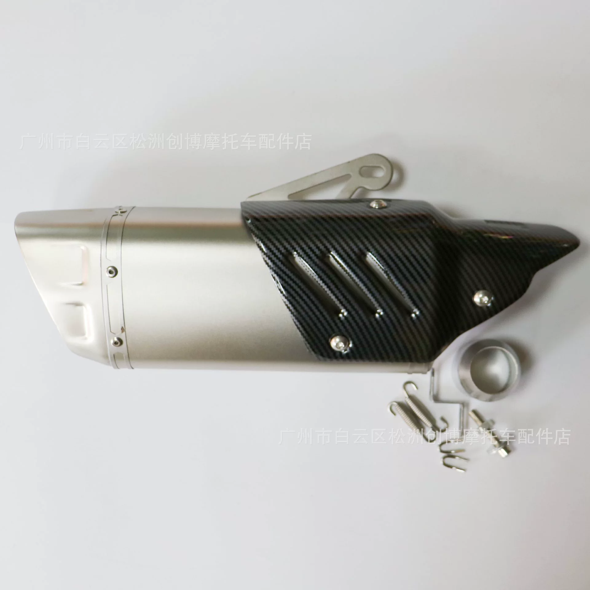 Модифицированная выхлопная труба мотоцикла K10, стандартный универсальный глушитель Скорпион, косая четырехугольная выхлопная труба Скорпион, высокая термостойкость