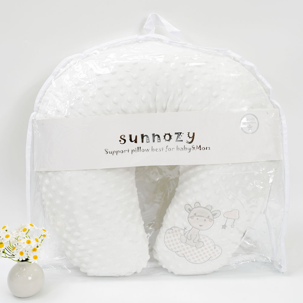 Almohada de enfermería recién nacido multifuncional europeo y americano en forma de U bebé durmiendo acostado anti-escupir leche bebé mamá cintura almohada artefacto de enfermería