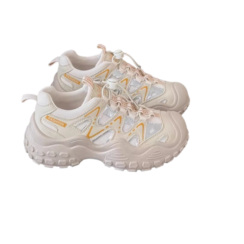 Modele noi de încălțăminte pentru femei cu tocuri cu platformă și talpă groasă care sporesc înălțimea și pantofi cu șireturi pentru mărimi mari_voghion.com