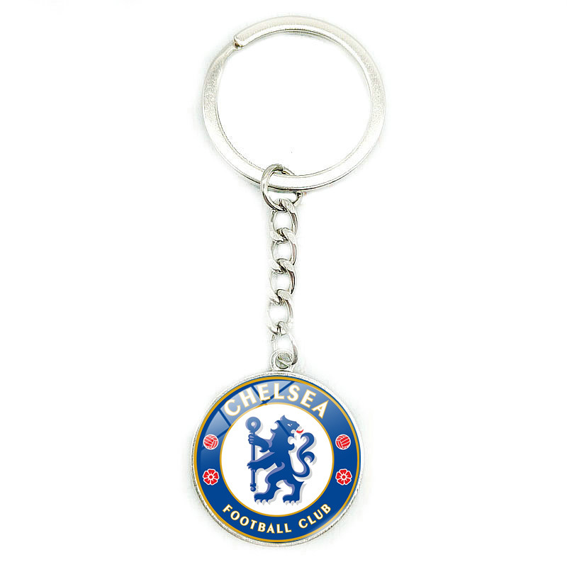 Serie A La Liga Bundesliga Premier League Ligue 1 Equipo de fútbol Emblema Tiempo Gema Llavero Colgante de coche Producción del equipo
