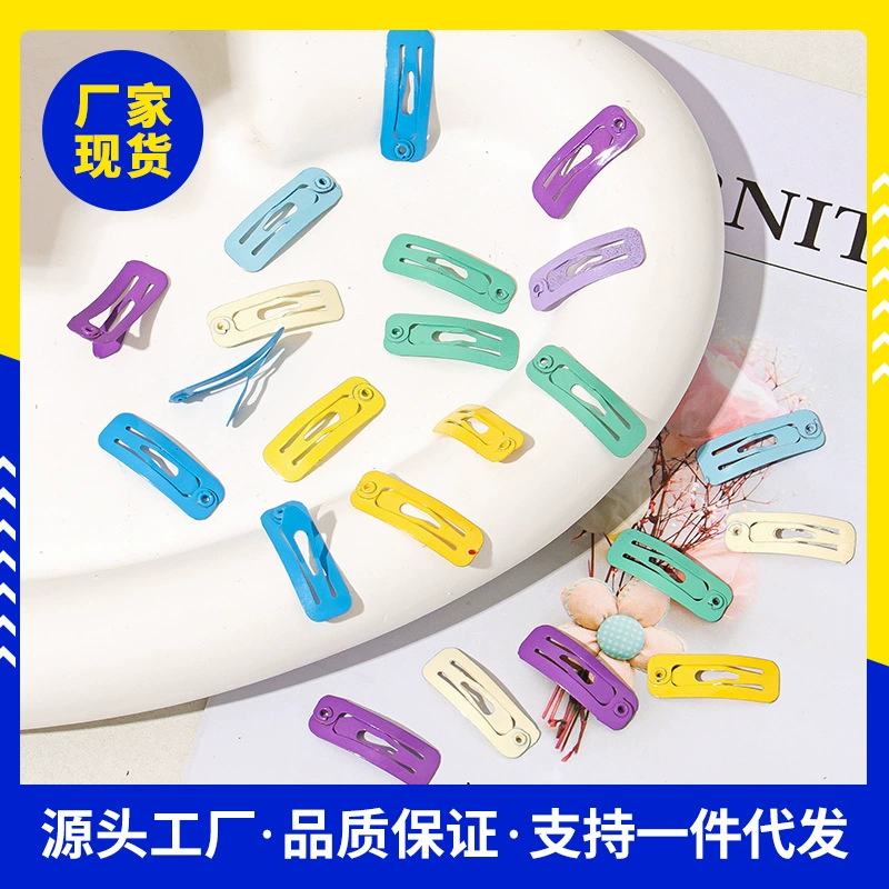 Принцесс Ветер Краска Мини-прямоугольный BB-зажим Цветные Йоркширские аксессуары для волос Домашние животные Зажим для капель Тедди Домашние животные Заколки для волос