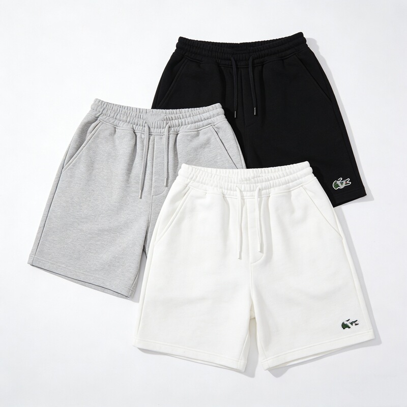 Cross-Border Supply E Fish Embroidered Cotton Shorts Trendy Brand Casual Shorts Men's Half-Length Shorts Men's Beach Shorts Cross-Border Supply E Fish Embroidered Cotton Shorts Trendy Brand Casual Shorts Men's Half-Length Shorts Men's Beach Shorts