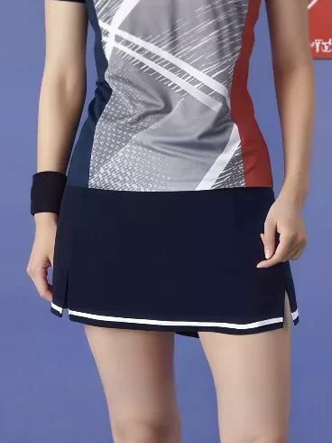 Women's quick-dry tennis skirt, sports short skirt, anti-exposure, breathable, casual, fitness, running half skirt
