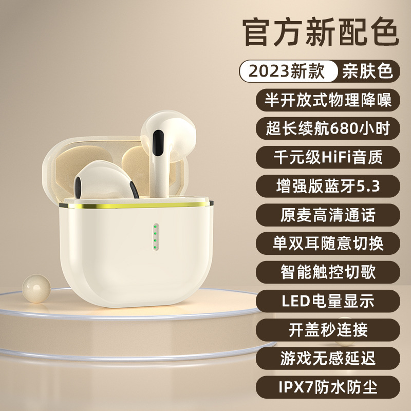 新型クロスボーダーワイヤレスBluetoothイヤホン、デジタルディスプレイ、強力なバッテリー寿命、高音質、ノイズキャンセリング、タッチ操作イヤホン工場|undefined