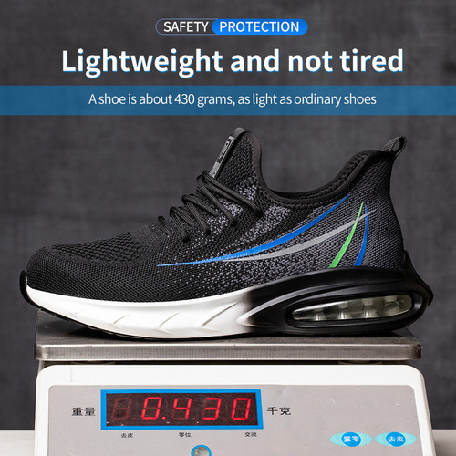 Manufacturer wholesale wear-resistant anti-slip anti-smash anti-puncture labor protection shoes cross-border factory workshop construction site protective work shoes for men