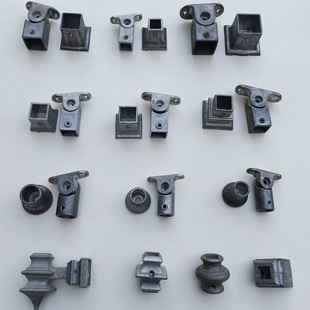 Premium Wrought Iron Single-Piece Assembly Stair Column Handrail Guardrail Accessories Aluminum Blank High-Quality