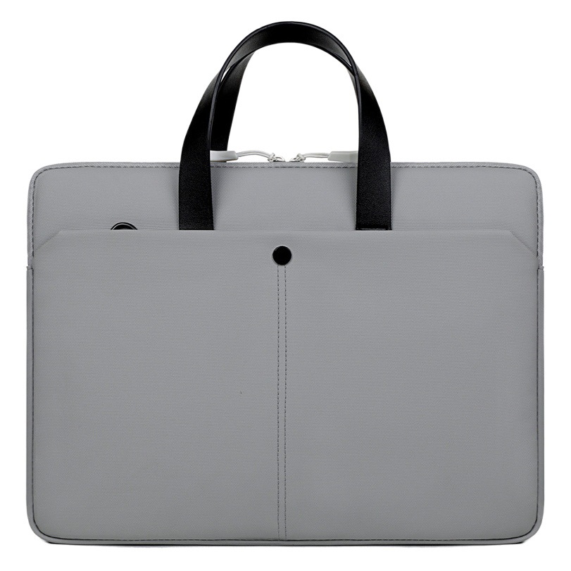 in stock business commuter laptop bag 14 inch 15 inch waterproof messenger bag portable briefcase printed LOGO