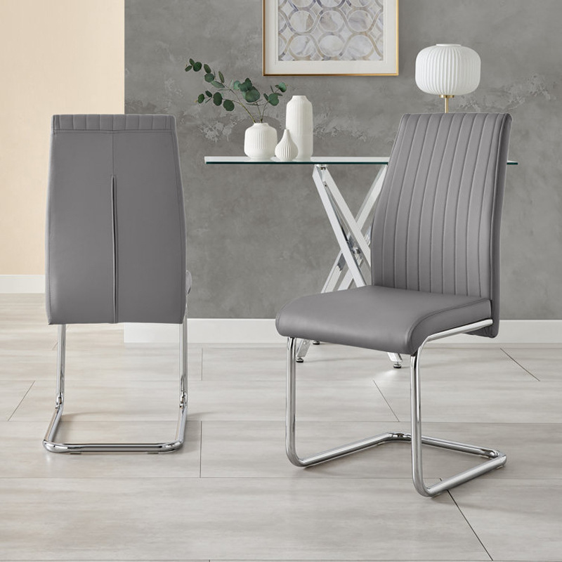 Silla transfronteriza respaldada silla de comedor lujosa alta sensación de hogar silla de mesa de comedor moderna simple silla de arco