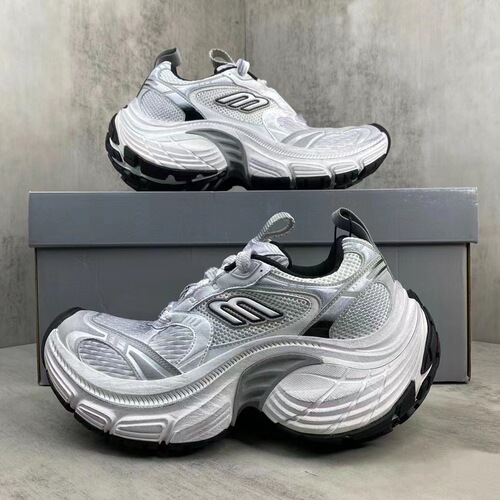 Women's 10XL European Origin Paris Dad Shoes, Heel Lift Thick Sole Colorblock Casual Sports Shoes for Men, Free Shipping