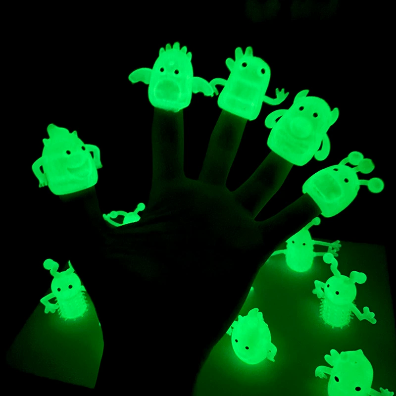 Светящиеся пальчиковые игрушки Elf, детские игрушки-марионетки для рассказывания историй, подарочные игрушки, новые и уникальные игрушки, оптовая продажа