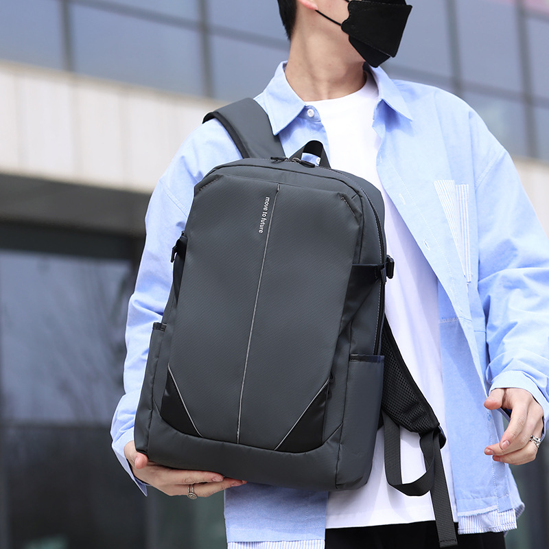 Men's bag, water-proof business backpack, large-capacity travel bag, computer bag, multi-functional casual backpack._voghion.com